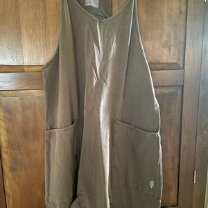 Free People Hot Shot Onesie Wild Mustang Brown S